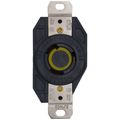 Product Image of Industrial Grade Locking Receptacle, 20A, 2P, NEMA L5-20R - Black (125V)