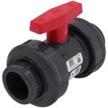 Product Image of 1-1/2" Gray PVC True Union Ball Valve