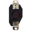 Product Image of Industrial Grade Locking Receptacle, 20A, 2P, NEMA L8-20R - Black (480V)