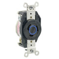 Product Image of Industrial Grade Locking Receptacle, 20A, 3P, NEMA L11-20R - Black (250V)