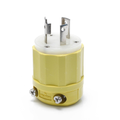 Product Image of Locking Plug, 30A, 125V Corrosion Resistant (Yellow & White)