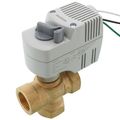 Product Image of 1" NPT 3-Way Diverting Zone Valve Fail AB-B Actuator, 7.0 Cv (120V)