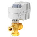 Product Image of 1/2" SWT 3-Way Diverting Zone Valve Fail AB-B Actuator, 1.0 Cv (120V)