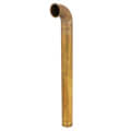 Product Image of 1-1/2" x 15", 22 GA, Rough Brass Quick Hook-up Waste Bend