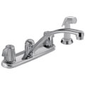 Product Image of Two Handle Kitchen Faucet with Spray - Chrome