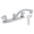 Product Image of Two Handle Kitchen Faucet with Spray - Chrome, 2400LF
