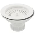 Product Image of Color-Coordinated Metal Basket Strainer (White)