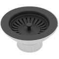 Product Image of Color-Coordinated Metal Basket Strainer (Cinder)