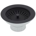 Product Image of Color-Coordinated Metal Basket Strainer (Coal Black)
