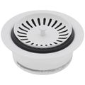 Product Image of Color-Coordinated Metal Disposal Flange (White)