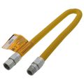 Product Image of Model 40C-4142-36 3/4" MIP ID (1" OD) High BTU Coated Stainless Steel Gas Connector 3/4" FIP (36" Length)