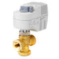Product Image of 3/4" NPT 3-Way Diverting Zone Valve Fail AB-A Actuator, 4.1 Cv (120V)