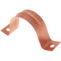Product Image of 1-1/2" 2 Hole Carbon Steel Strap (Copper Plated)