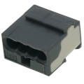 Product Image of Micro Push Wire Connector for Junction Boxes, 22-18 AWG - 4 Ports, Dark Gray