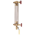 Product Image of 1/2" Bronze Liquid Level Gauge w/ 12" Glass & Rod (Aluminum Wheel, Conforms to ASME Check Reqs)