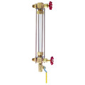Product Image of 3/4" Bronze Liquid Level Gauge w/ 16" Glass & Rod (Composition Wheel, Conforms to ASME Reqs)