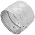 Product Image of 4" Galvanized Steel Connector for Rigid, Flexible Foil & Flexible Insulated Duct