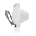Product Image of 18 Series Single Pole Male Protective Cap, Ball Nose (White)