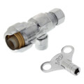 Product Image of 1/2" Sharkbite x 3/8" Compression Straight Loose Key Stop Valve (Lead Free)