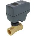 Product Image of 3/4" NPT 2-Way Normally Open Zone Valve, Modulating 0-10 Vdc, Fail-in-Place Actuator, 4.1 Cv (24V)