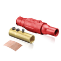 Product Image of 19 Series Cam-type Female Detachable Plug, Ball Nose, Cable Range-350-500MCM, 690A (Red)