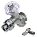 thumbnail image 2 of Woodford Model 24 Chrome Wall Faucet - Anti-Siphon Irrigation Faucet With 1/2 Inch Inlet 2 of 13