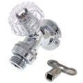 Product Image of Model 24 1/2" FPT Inlet Anti-Siphon Mild Climate Wall Faucet w/ Polycarbonate Handle (Polished Chrome)