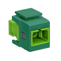 Product Image of Quickport, Simplex Sc Adapter, Sm/apc, Zirconia Ceramic, Female Front/back (Green)