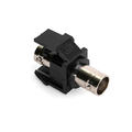 Product Image of Bnc Feedthrough Quickport, Connector, Nickel-plated, 50 Ohm (Black) Housing