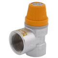 Product Image of 1/2" x 3/4" FNPT Safety Valve for Solar Heating Systems (90 psi Preset)