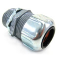 Product Image of 3/4" MNPT Steel Liquid Tight Cord Straight Connector, .250" to .375" Cord Dia. Range