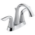 Product Image of Lahara Two Handle Centerset Bathroom Faucet (Chrome, Metal Pop-Up Drain, DST), 2538-MPU-DST