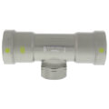 1-1/2" x 1-1/2" x 1-1/4" Press x Female MegaPressG Tee (P x P x F)