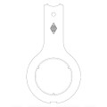 Product Image of Foot Button, Nozzle & 1/4-Turn Wrench, 2566-101-199