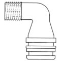 Product Image of 1/4" OD Tube Riser Elbow, 2570-051-000