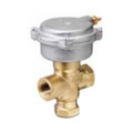 Product Image of 1/2" 3-Way Stainless Steel Linear Mixing Valve Actuator, 8-13 PSI, Female x Female (0.4 Cv)