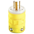 Product Image of 15A, 125V NEMA 5-15P, 2P, 3W, Plug, Straight Blade, Grounding, Dustguard (Yellow)