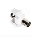 Product Image of Bnc Feedthrough Quickport, Connector, Nickel-plated, 50 Ohm (White) Housing