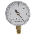 Product Image of 2.5" 1005 Series 0-30" Vacuum Gauge w/ PowerFlex (1/4" Bottom Mount)