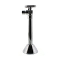 Product Image of 1/2" Sweat x 3/8" OD Comp Angle Stop w/ 5" Chrome Ext. & Bell Escutcheon, Lead Free (Chrome)