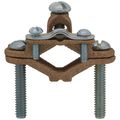 Product Image of 1/2"-1" Bronze Armored Ground Clamp, 8 Sol - 4 Str (Pack of 25)