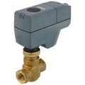 Product Image of 1/2" NPT x Union Male Powermite MT Series 2-Way N.O. Valve Actuator Assembly, 24Vac, 0.4 Cv