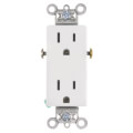 Product Image of Heavy-Duty Decorator Spec Grade Receptacles w/ Side Wire - 15A White (125V)