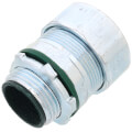 3/4" Rigid Steel Raintight Connector, Compression Type with Insulated Throat