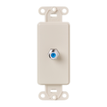 Product Image of Decora Insert, F Connector (Light Almond)