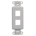Product Image of Quickport, Decora Insert, 2-port (Gray)