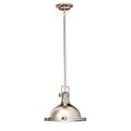 Product Image of Hatteras Bay 11" 1 Light Pendant w/ Clear Fresnel Lens (Polished Nickel)
