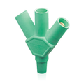 Product Image of 16 Series Taper Nose Multi-Way Connector, Cam-Type, Female-Male-Male-Male, 400A Max (Green)