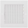 Product Image of 6" x 6" (Wall Opening Size) White Sidewall/Ceiling Register (A618MS Series)