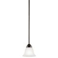 Product Image of Wynberg 6" 1 Light Mini Pendant w/ Satin Etched Glass (Olde Bronze)